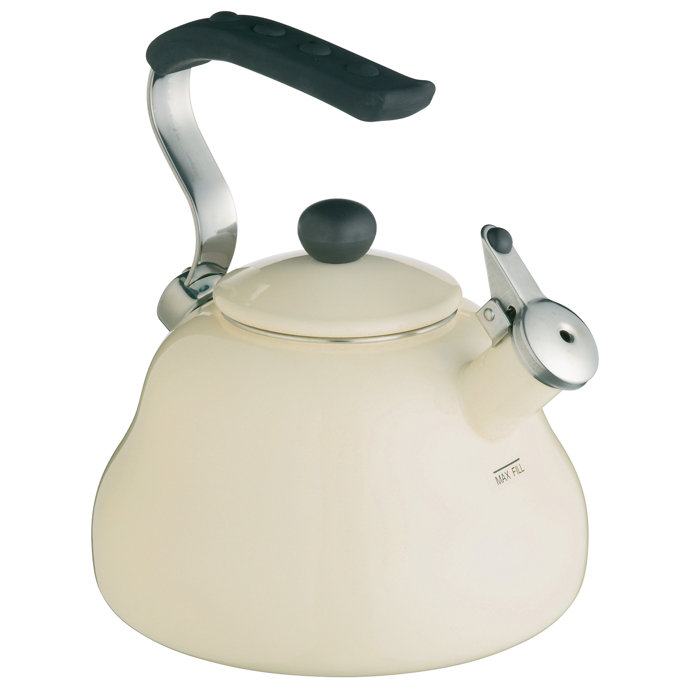 KitchenCraft Le'Xpress 2L Stainless Steel Whistling Stove Top Kettle in